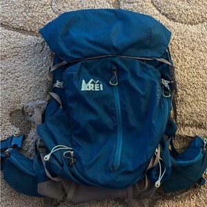 Womens REI Classic Blue and Gray Backpack